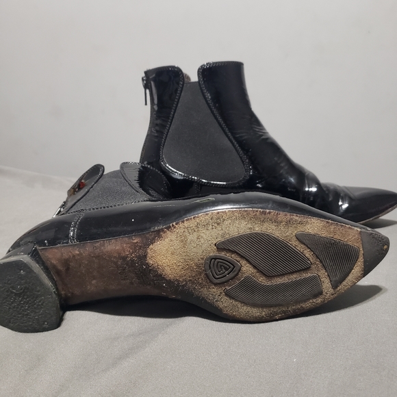 AGL Attilio Giusti Leombruni Vero Cuoio low pointed toe boots size 36.5 - Picture 3 of 14